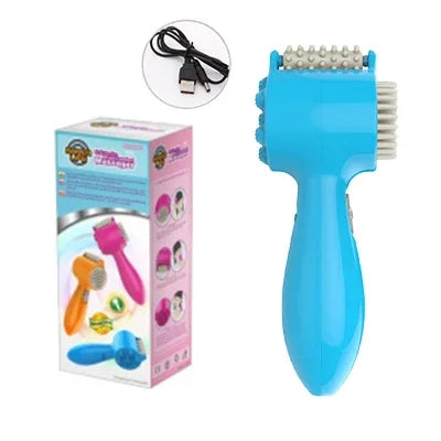 4-in-1 Electric Massage Comb – Vibrating Scalp & Body Massager Brush for Hair & Relaxation