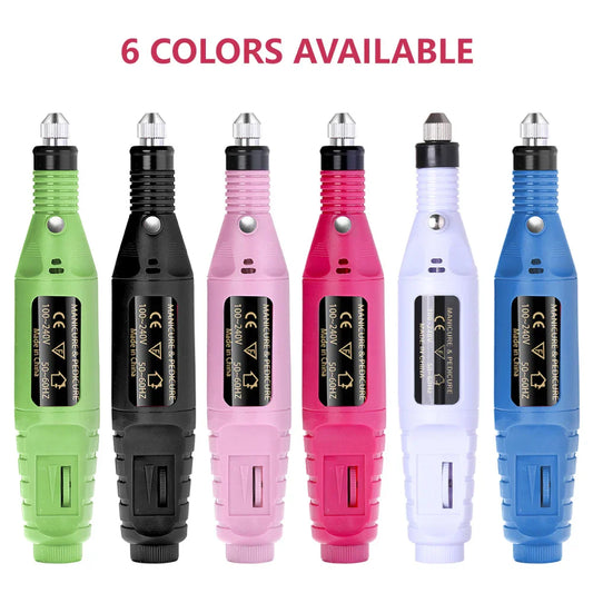 LULAA Electric Nail Drill Machine Set – Professional Pedicure & Manicure Tool