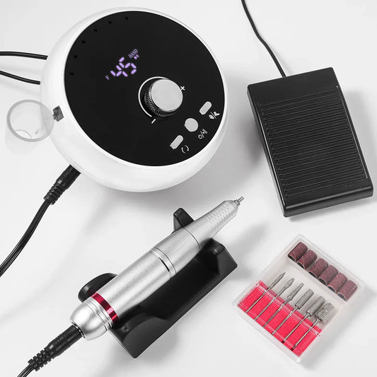 Professional 45,000RPM Electric Nail Drill Machine – High-Speed Manicure Tool for Gel & Cuticle Care