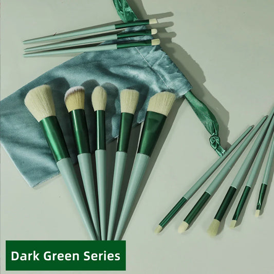 13pcs Makeup Brush Set with Storage Bag – Soft Brushes for Eyes, Cheeks & Face