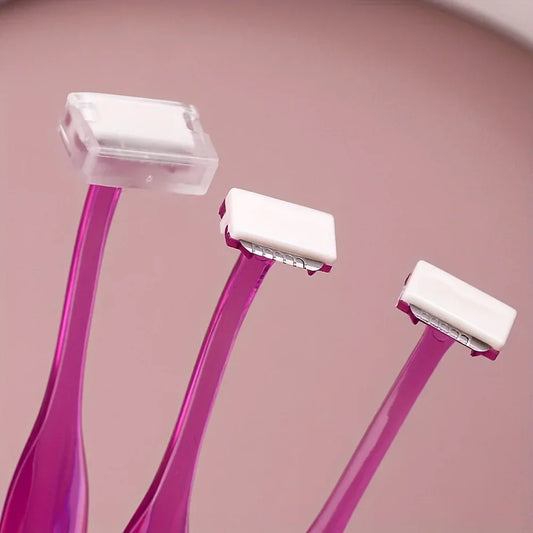 3Pcs Eyebrow Razor Set – T-Shaped Stainless Steel Safety Shapers