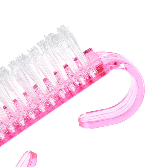 1/5/20Pcs Pink Acrylic Nail Brushes – Soft Dust Remover Tools for Manicure & Pedicure