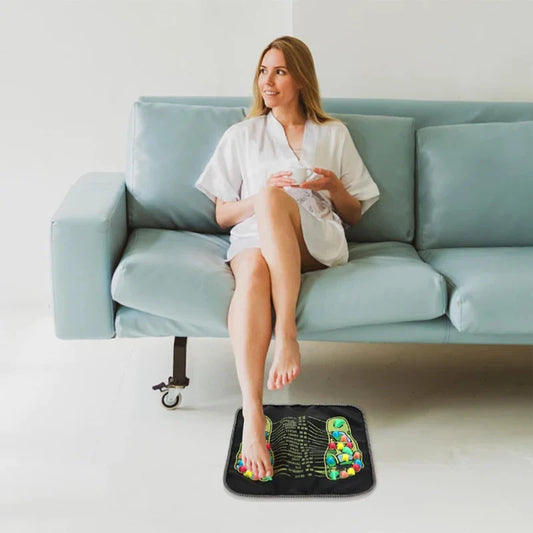 Cobblestone Foot Massage Cushion – Acupressure Mat for Pain Relief & Relaxation