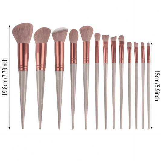 Beginner-Friendly 38pcs Makeup Kit – Brushes, Blending Sponge & Storage Bag