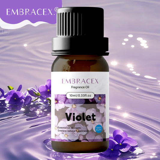 10ml Violet Essential Oil – Natural Plant-Based Aromatherapy for Relaxation & Stress Relief